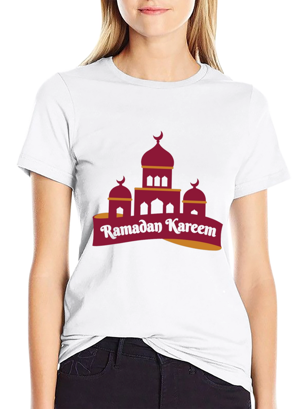 Ramadan Kareem Mosque T-Shirt - Festive Holiday Apparel
