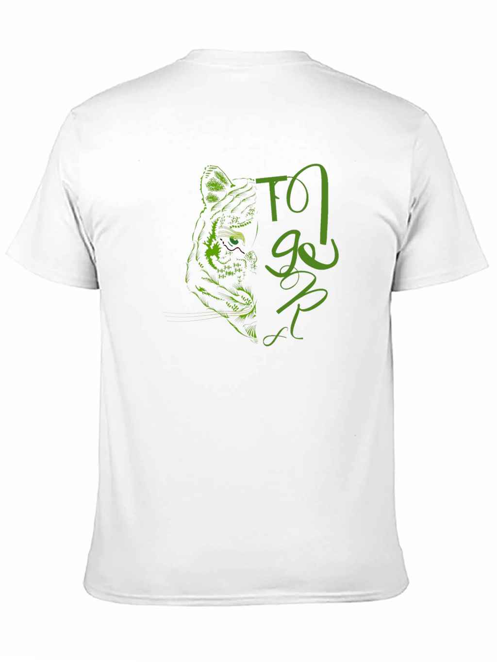 Tiger Graphic Print Black T-Shirt
