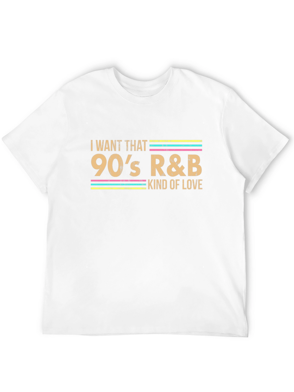 90s R&B Love Graphic Tee - Black