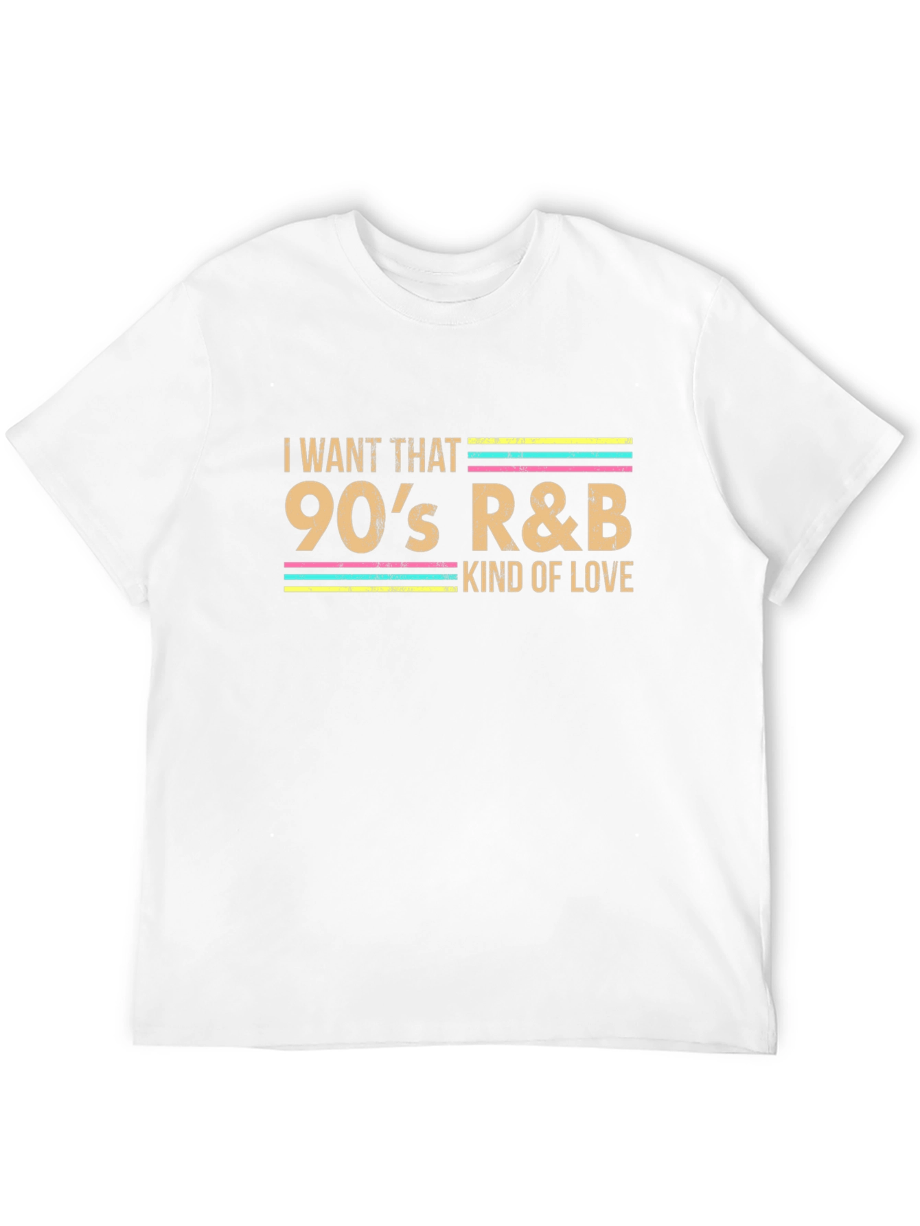 90s R&B Love Graphic Tee - Black