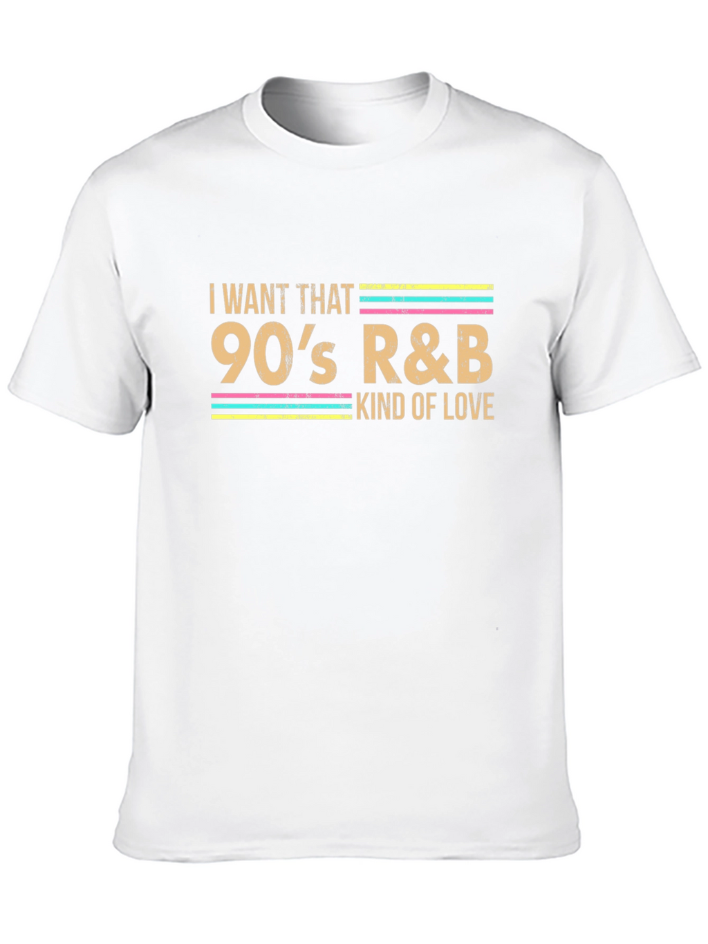 90s R&B Love Graphic Tee - Black