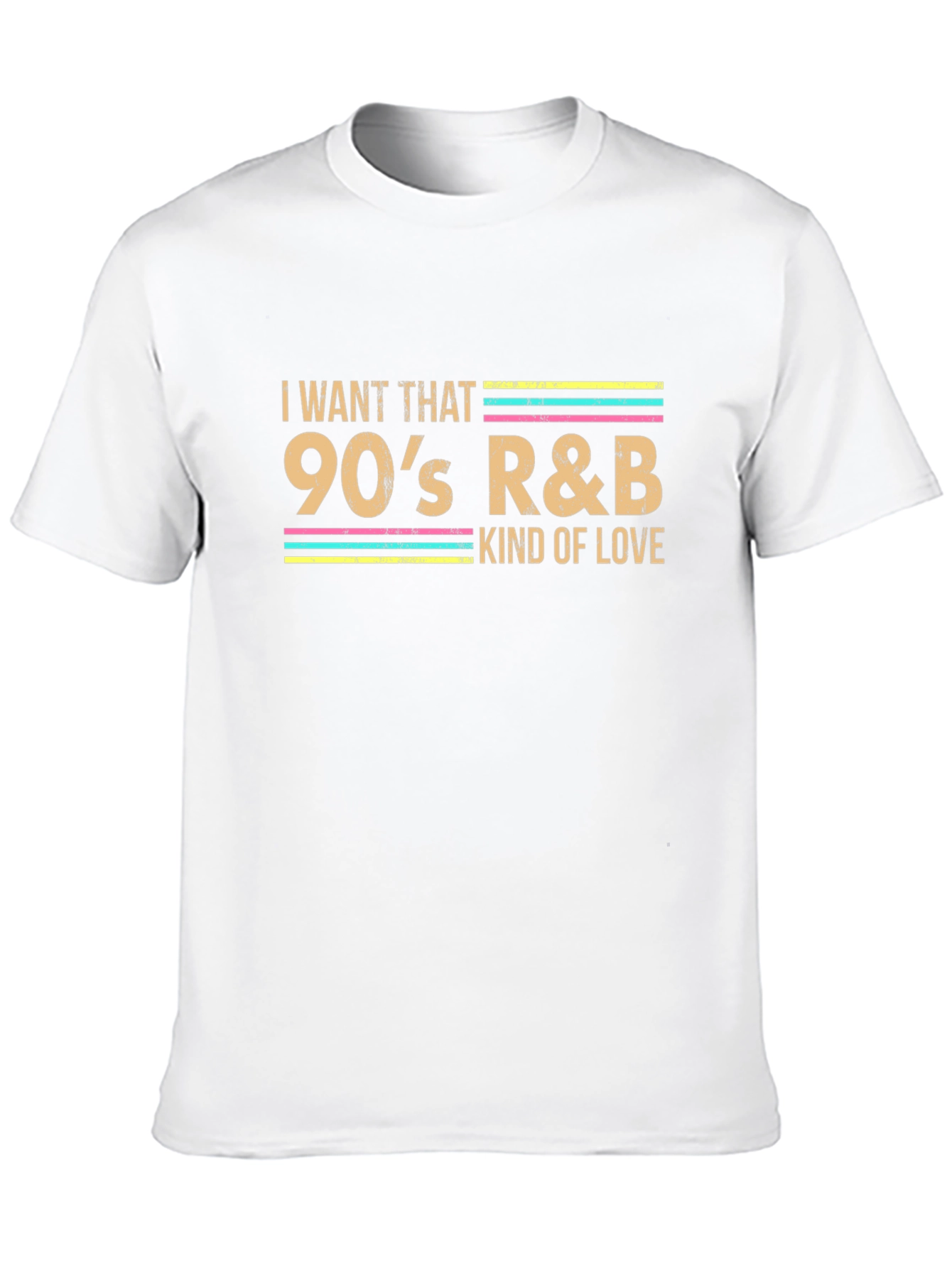 90s R&B Love Graphic Tee - Black