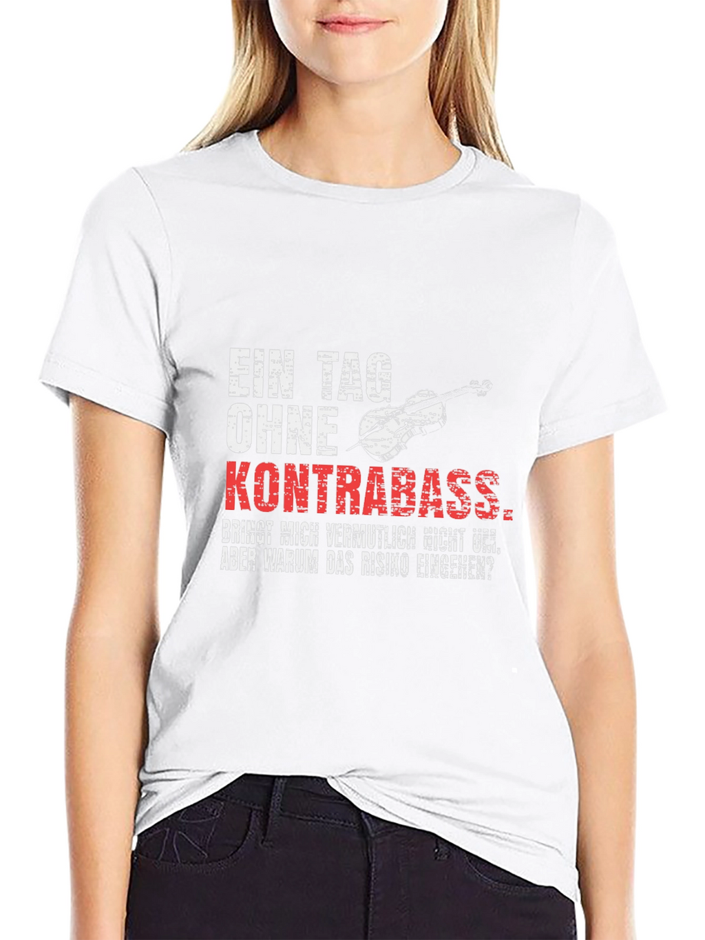 Kontrabass T-Shirt - One Day Without