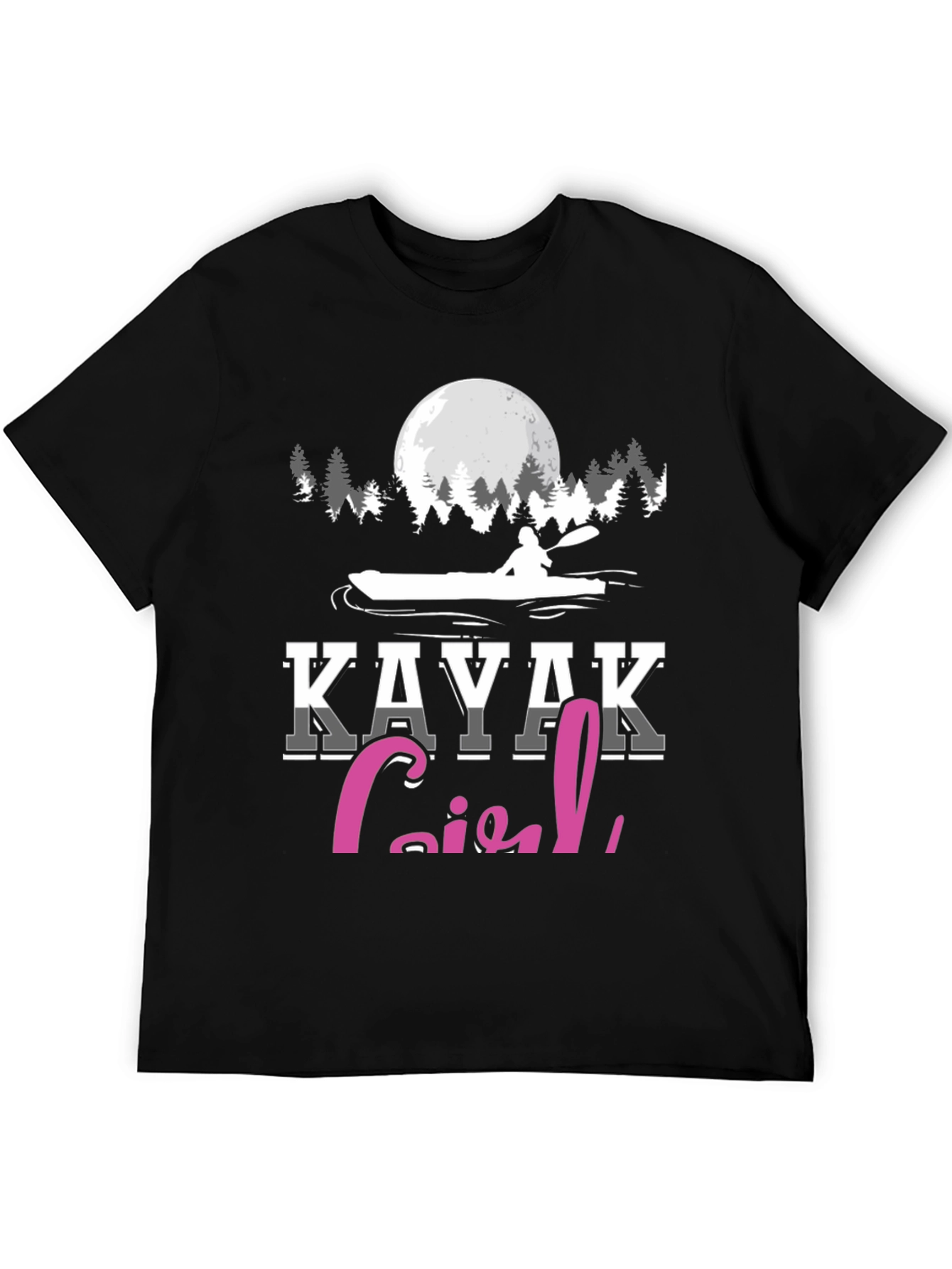 Kayak Girl T-Shirt - Paddling Adventure Tee