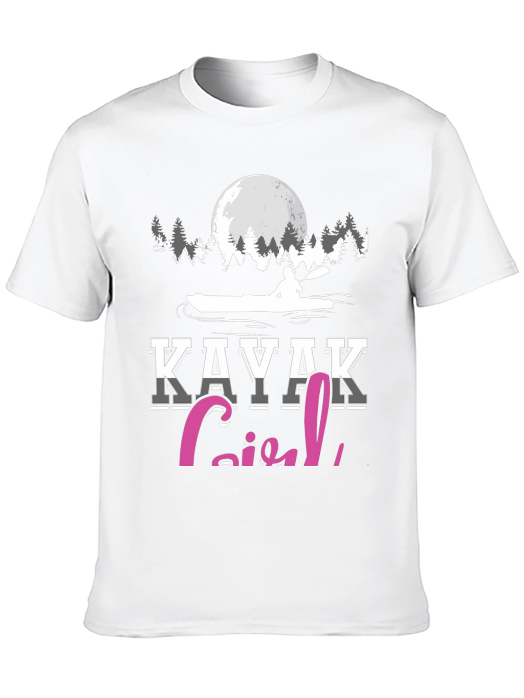 Kayak Girl T-Shirt - Paddling Adventure Tee
