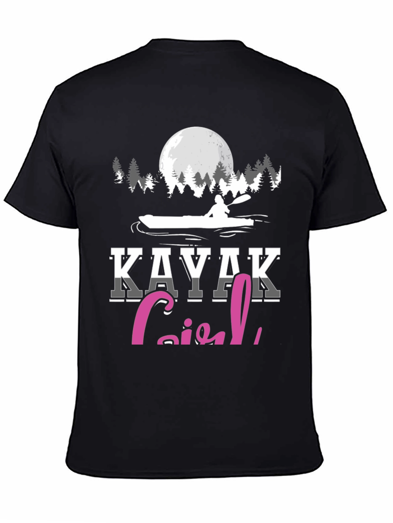 Kayak Girl T-Shirt - Paddling Adventure Tee