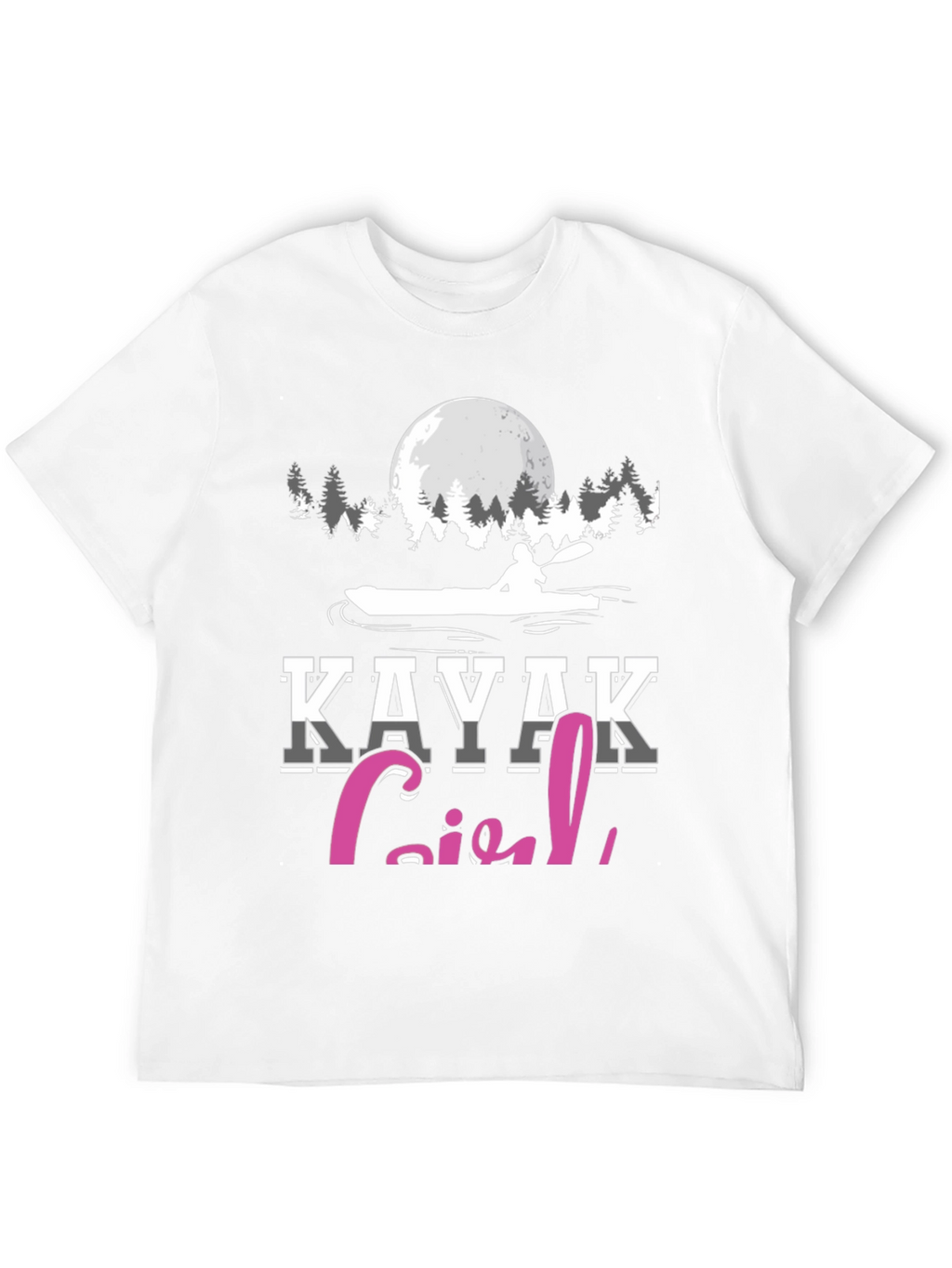 Kayak Girl T-Shirt - Paddling Adventure Tee