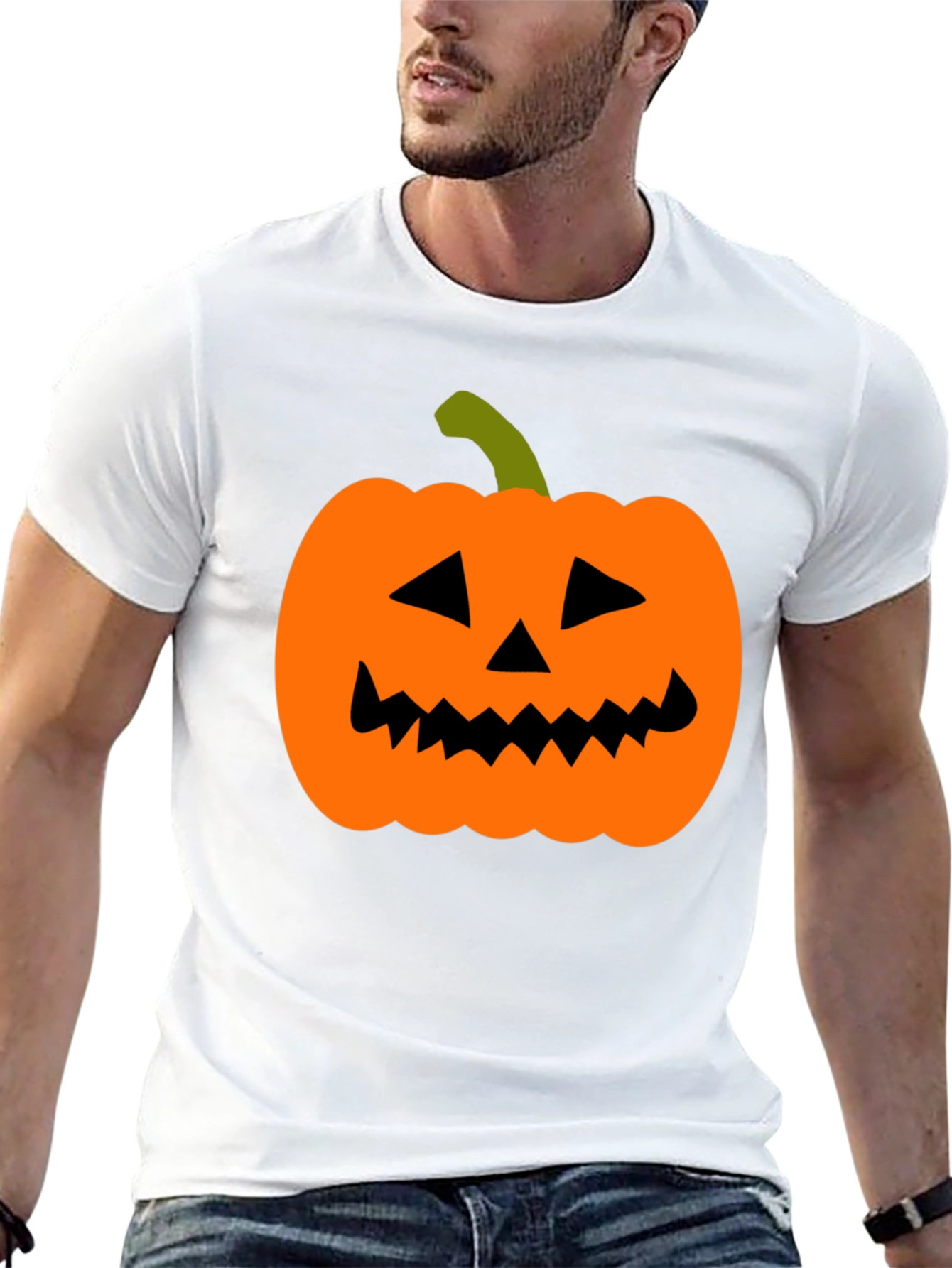 Halloween Pumpkin T-Shirt - Spooky Season Tee