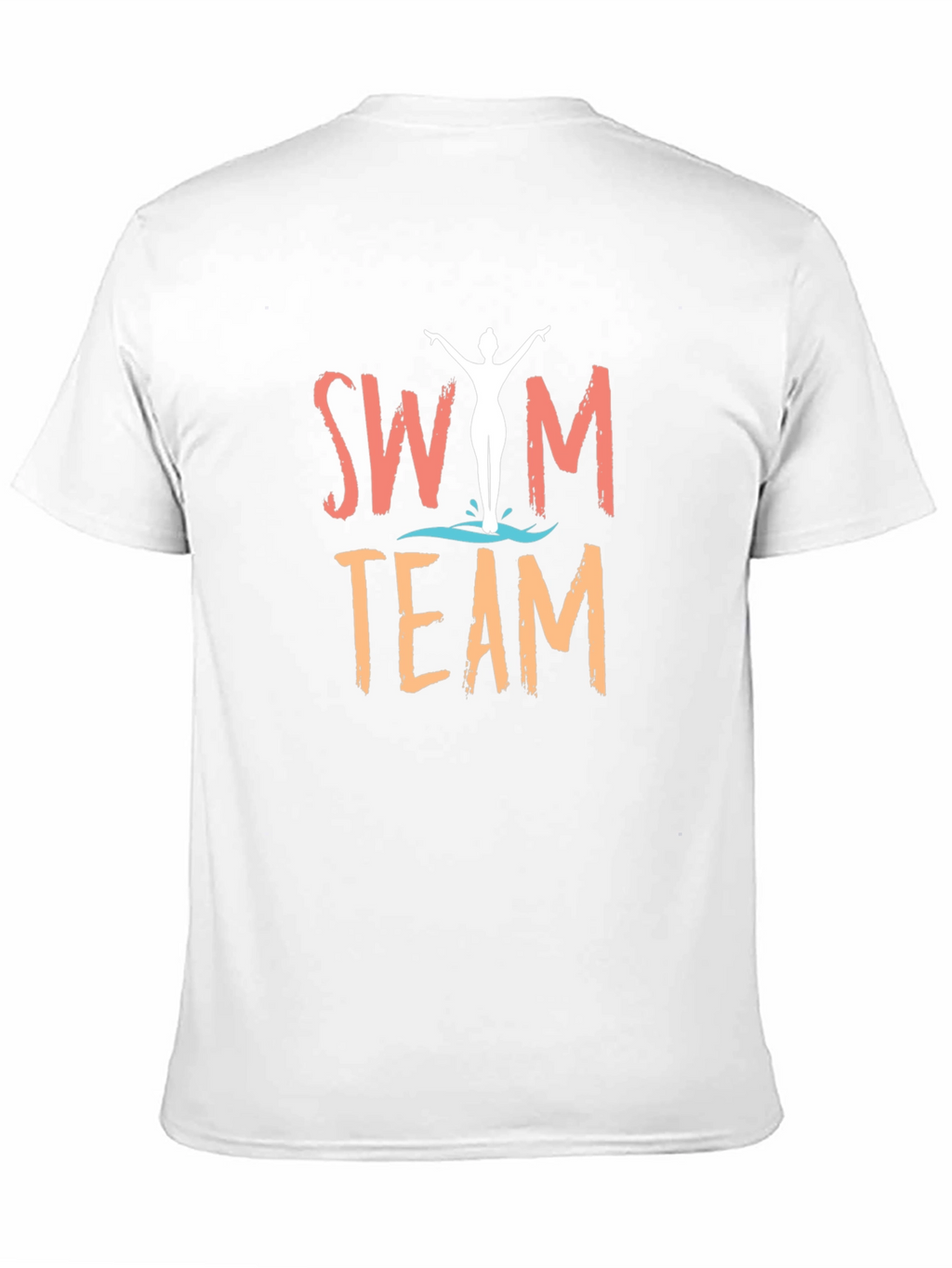Swim Team Graphic T-Shirt - Black