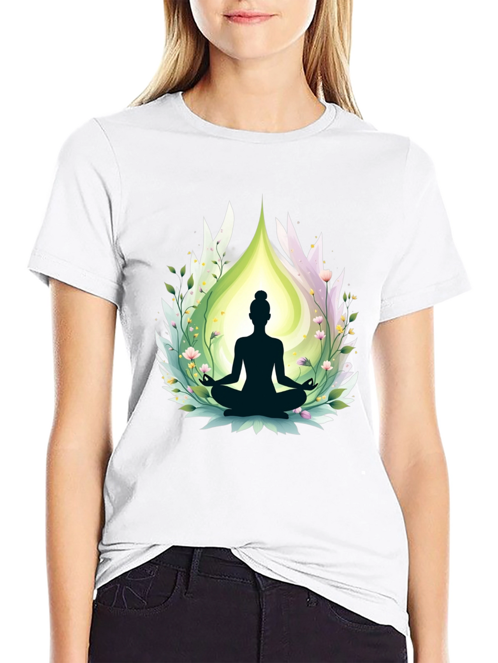 Meditative Bliss T-Shirt - Yoga Design