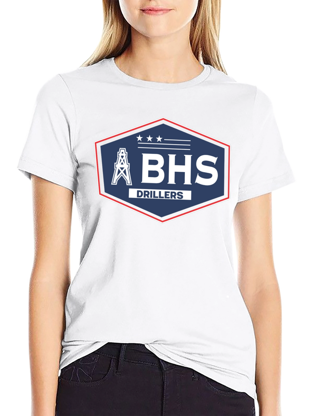 BHS Drillers T-Shirt - Black Crew Neck
