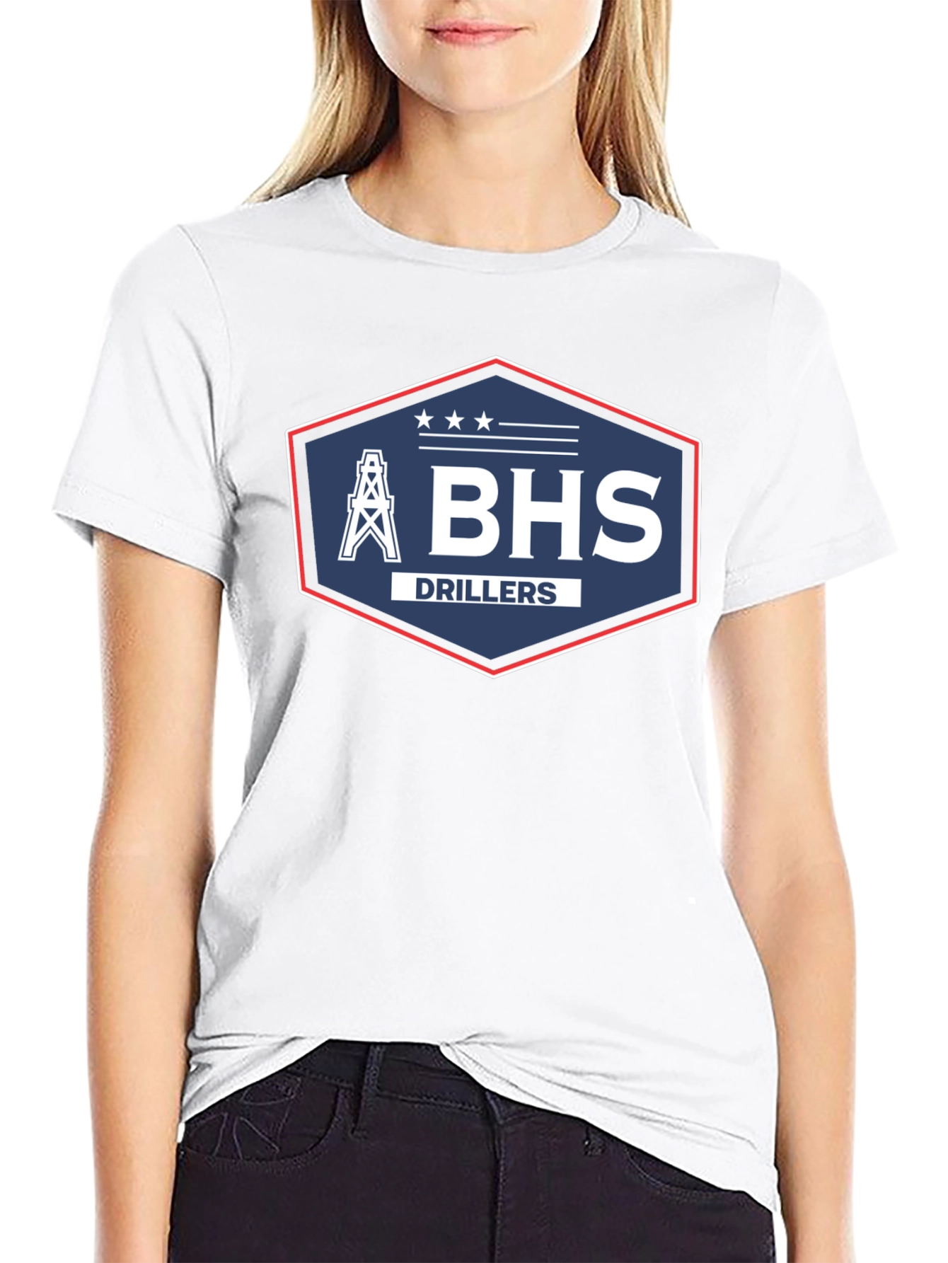 BHS Drillers T-Shirt - Black Crew Neck