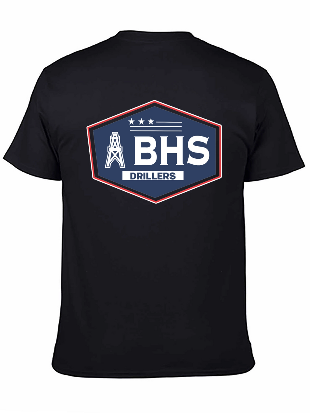 BHS Drillers T-Shirt - Black Crew Neck