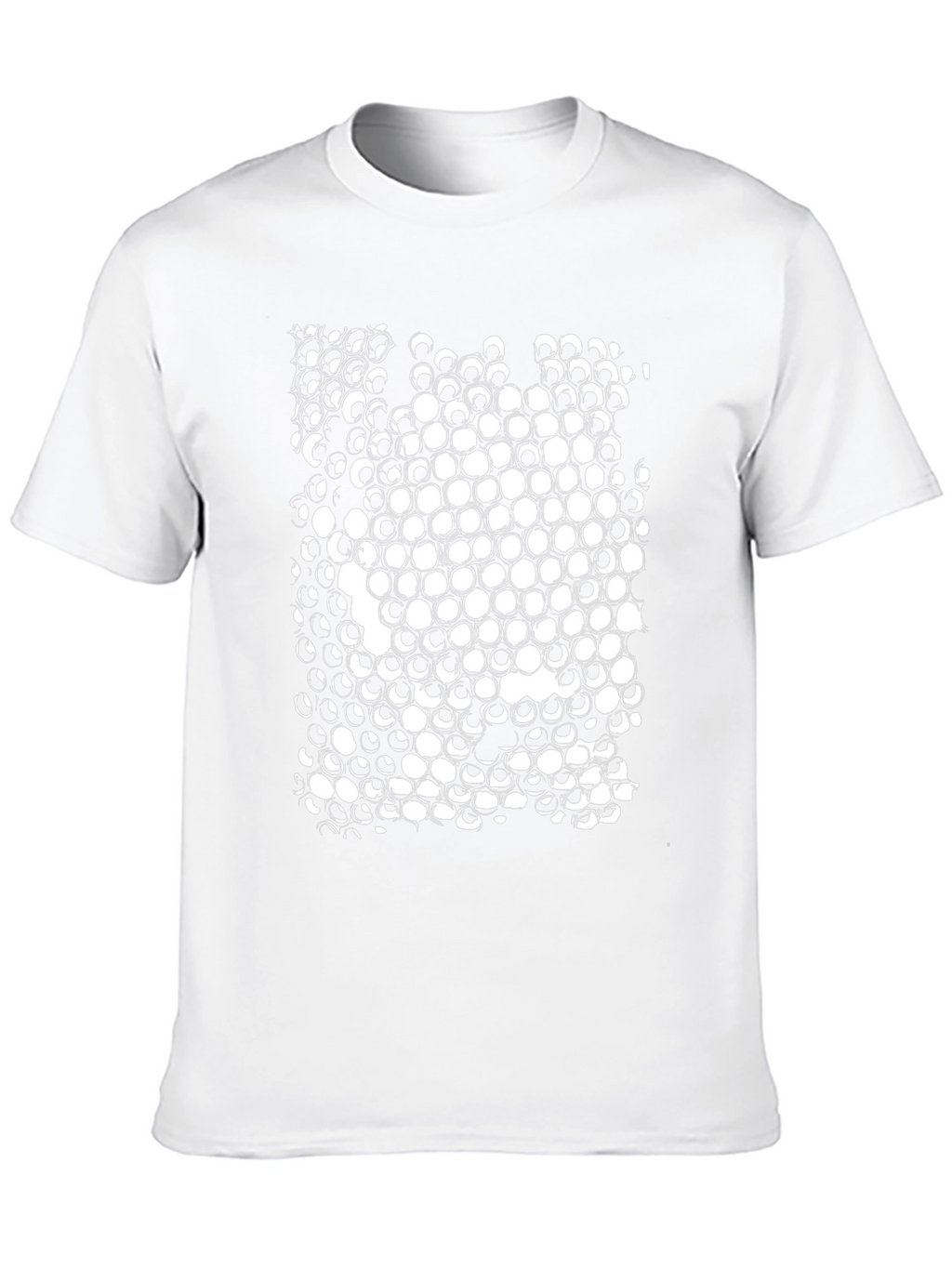 Optical Illusion T-Shirt - Black Cotton Tee