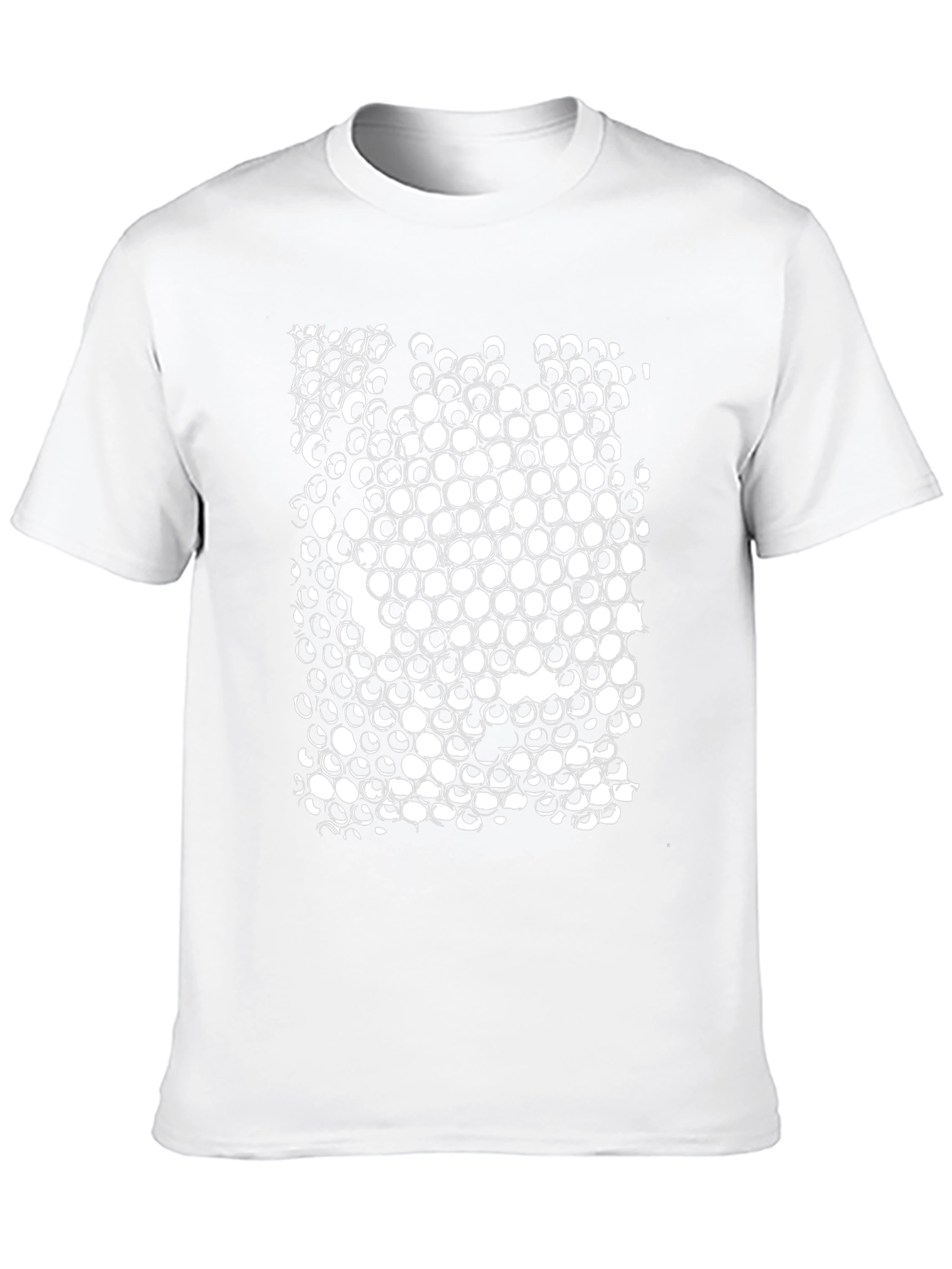 Optical Illusion T-Shirt - Black Cotton Tee