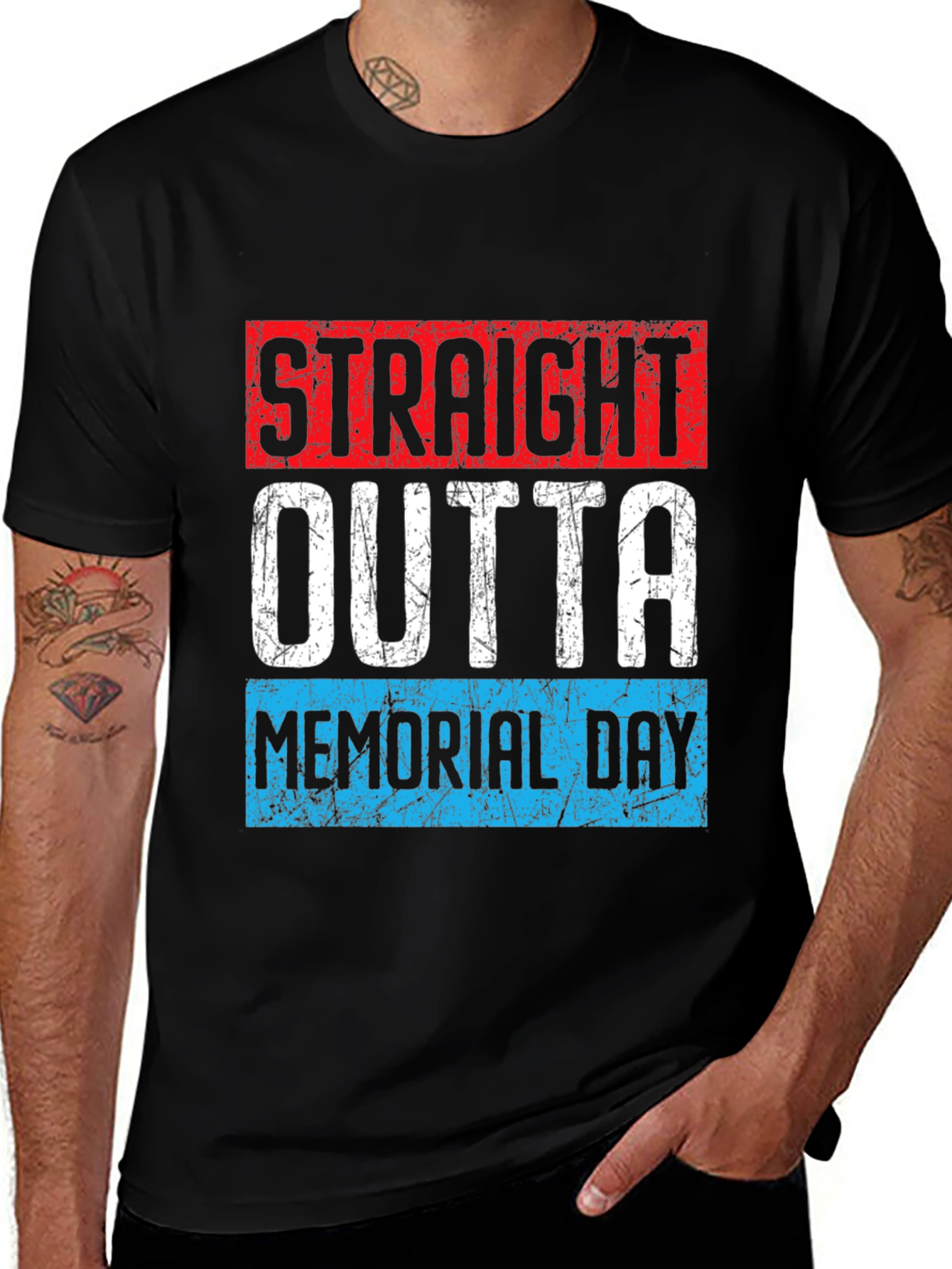 Straight Outta Memorial Day Graphic Tee