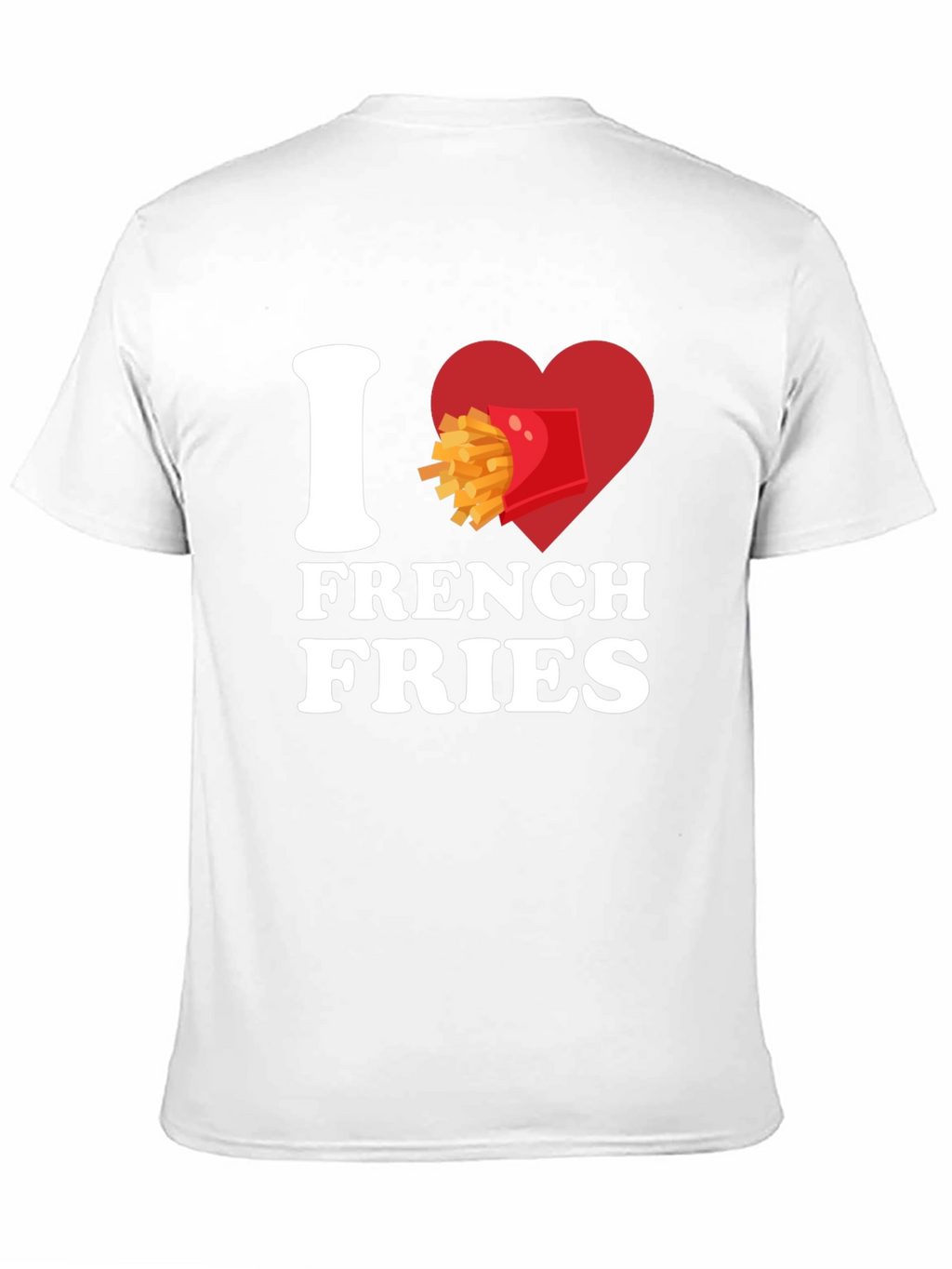 I Heart French Fries Graphic T-Shirt