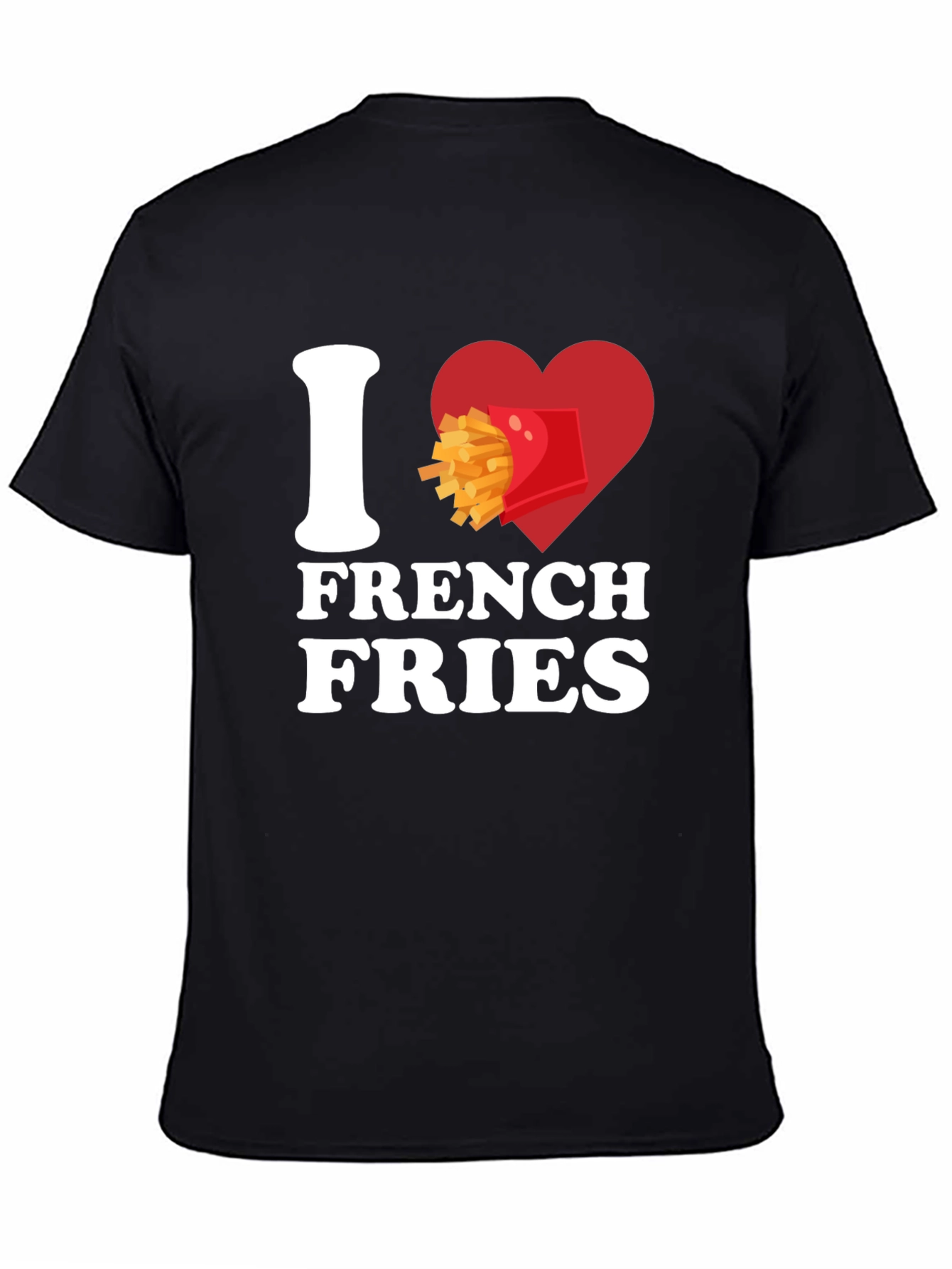 I Heart French Fries Graphic T-Shirt