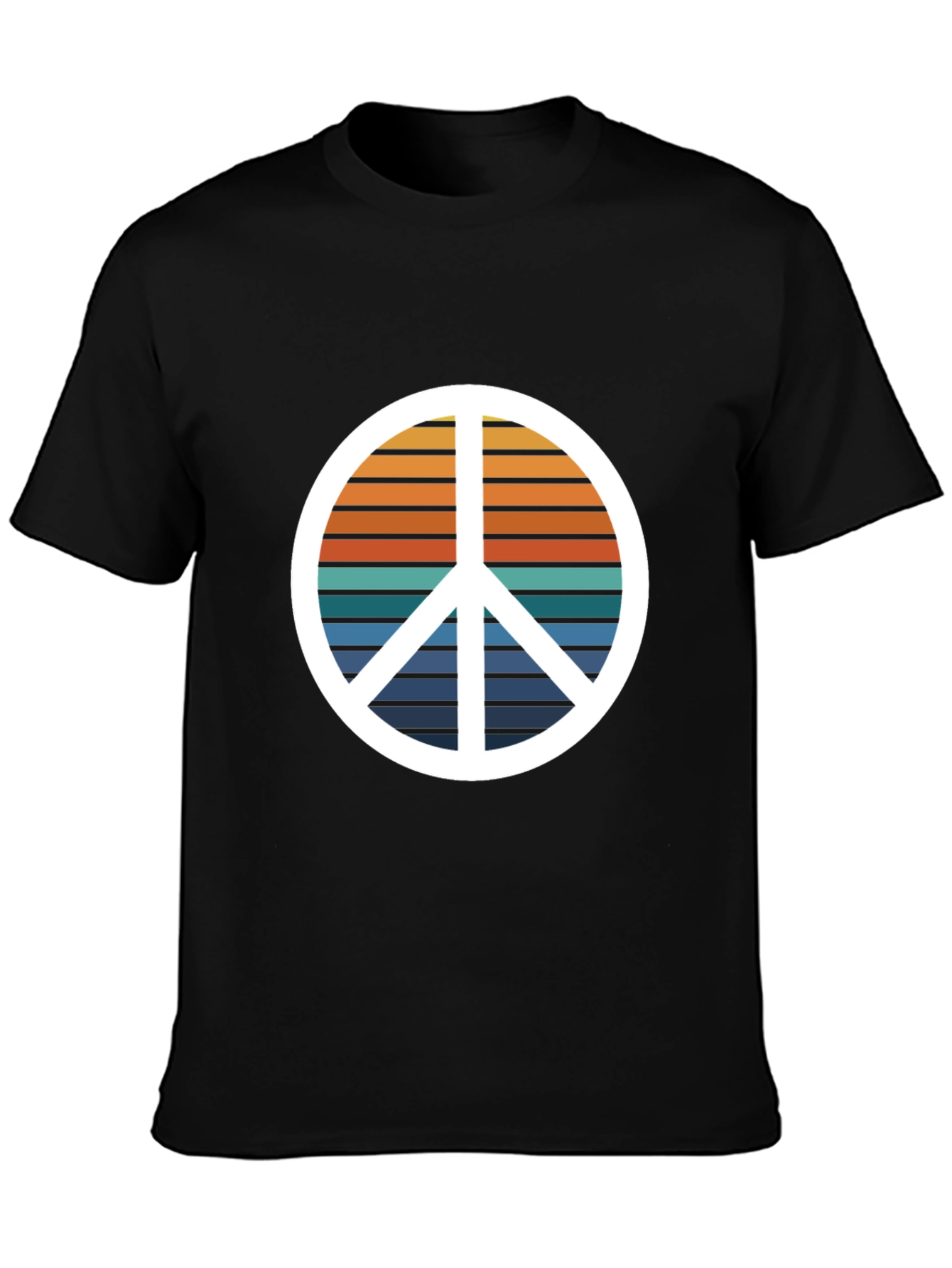 Retro Peace Sign Graphic Tee - Vintage Style T-Shirt