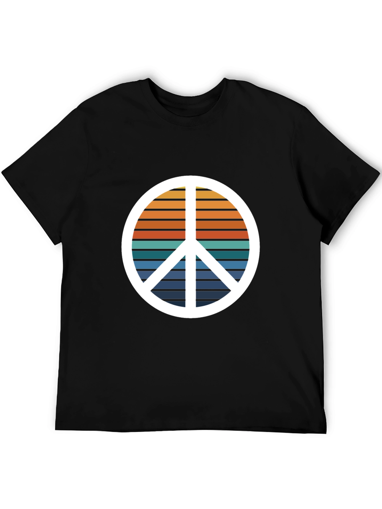 Retro Peace Sign Graphic Tee - Vintage Style T-Shirt
