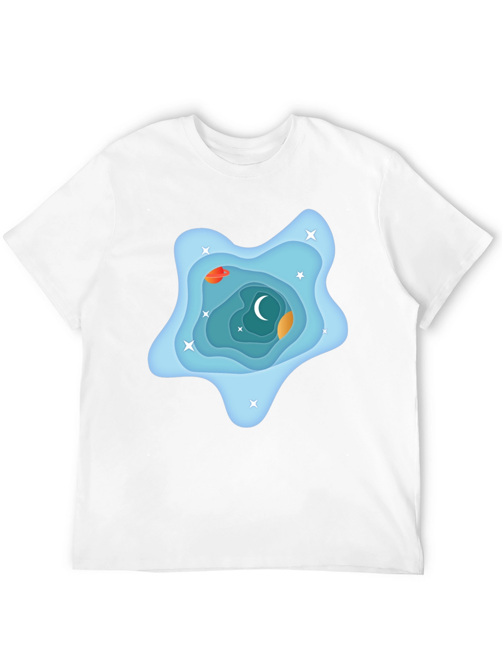 Galaxy Dream T-Shirt - Black Cotton Tee