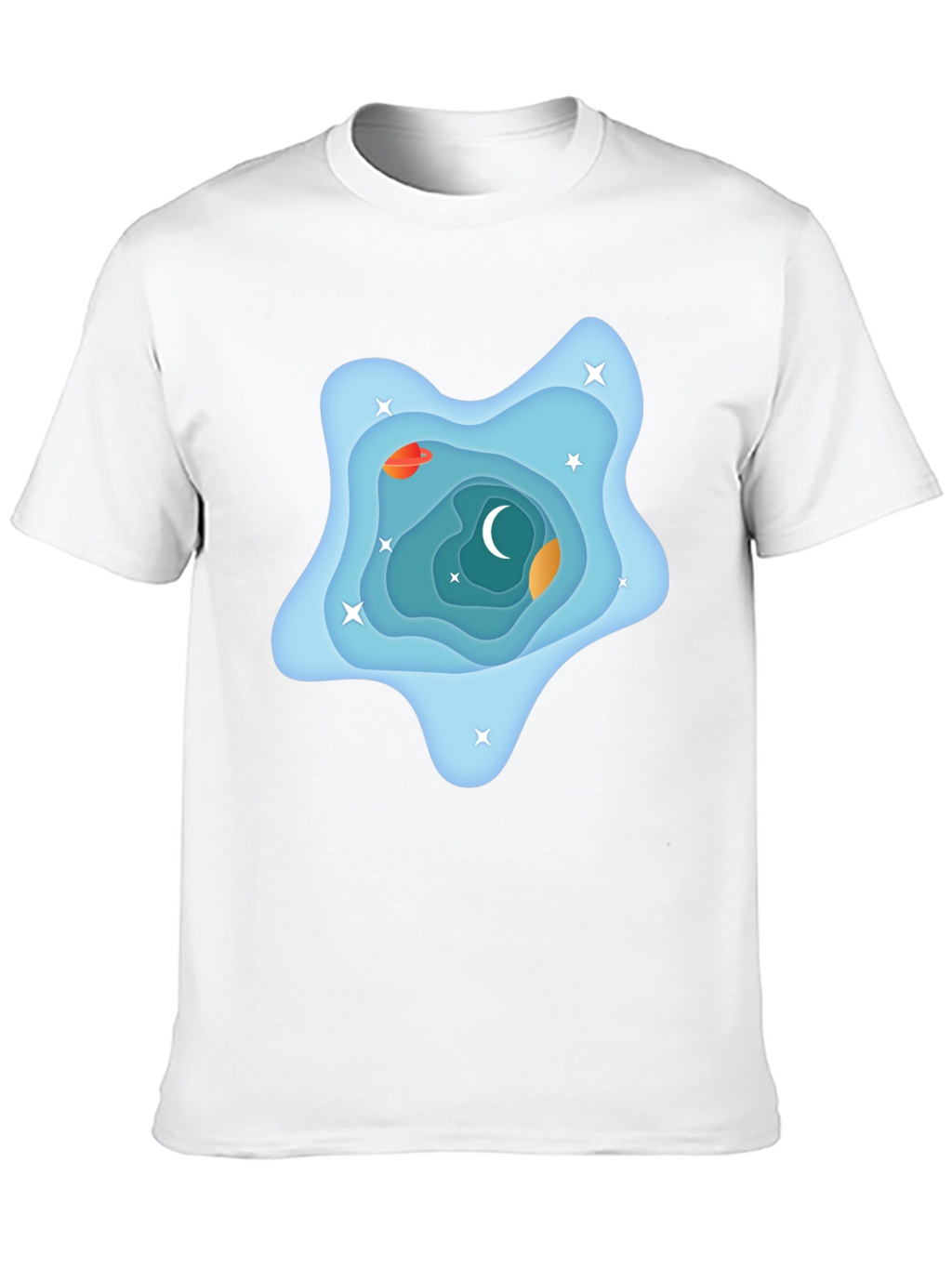 Galaxy Dream T-Shirt - Black Cotton Tee