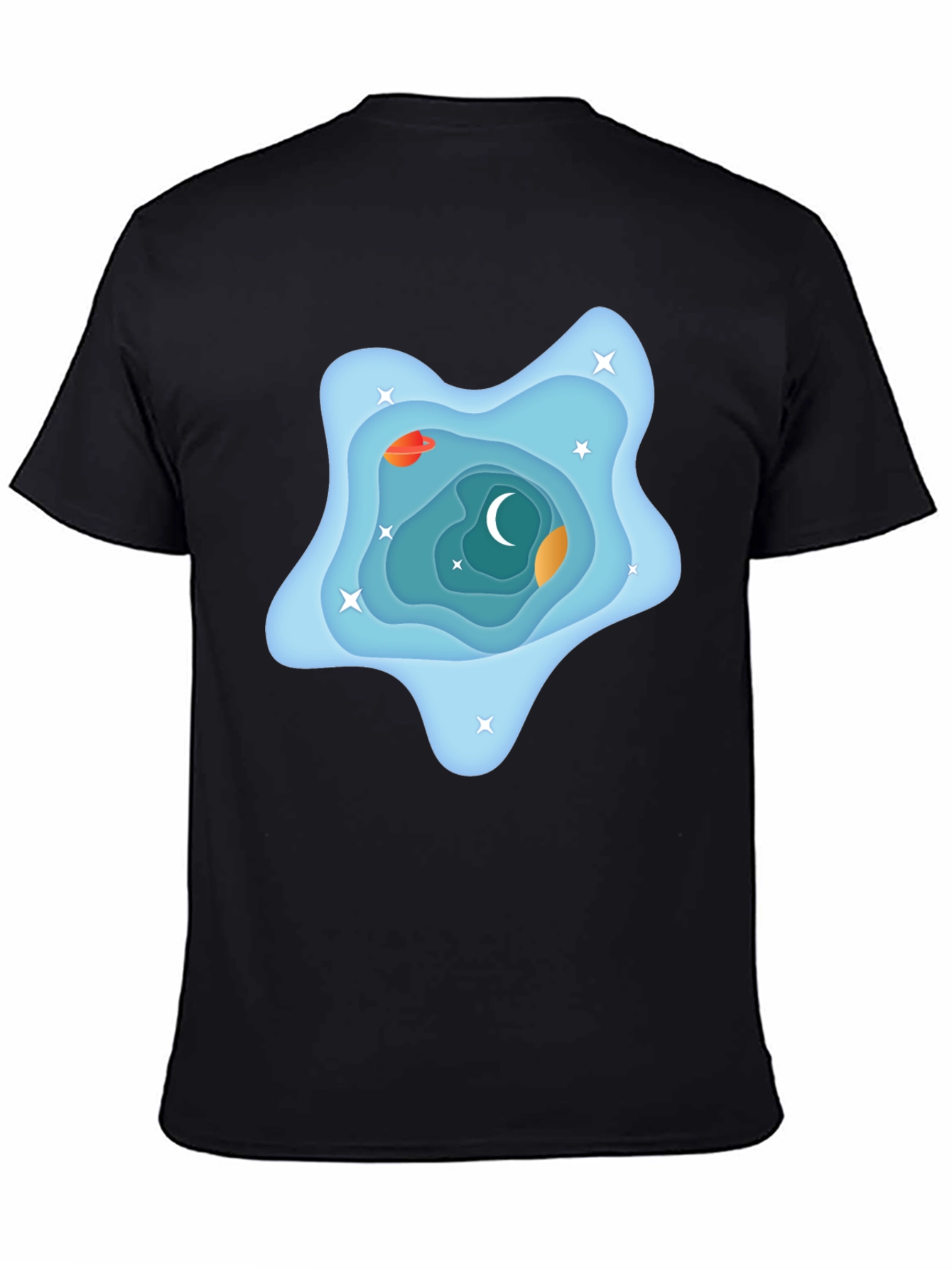 Galaxy Dream T-Shirt - Black Cotton Tee