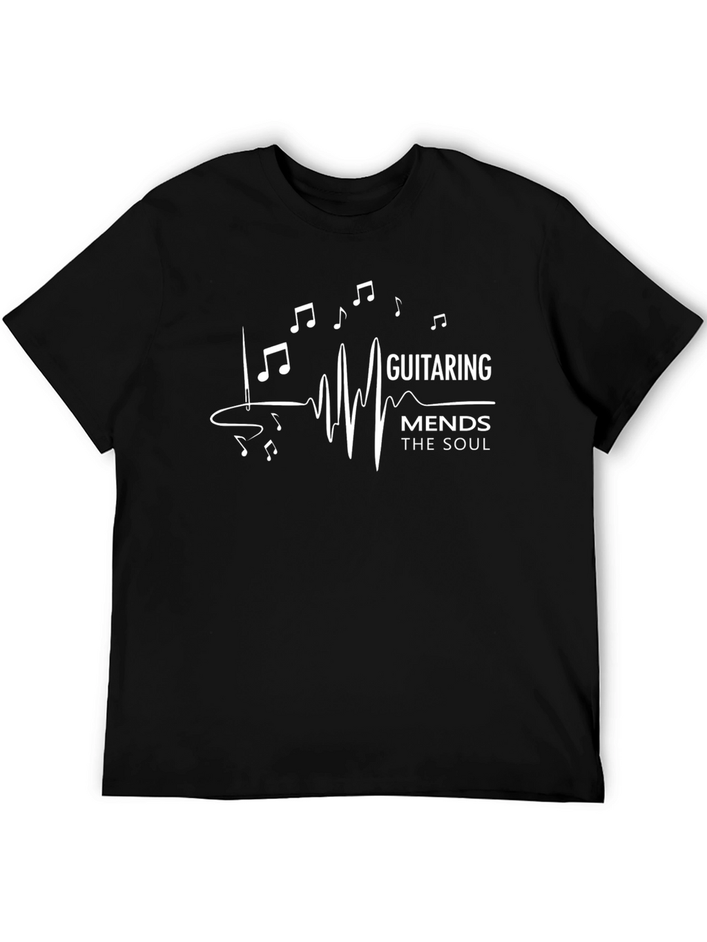 Guitar Music Graphic Mens T-Shirt