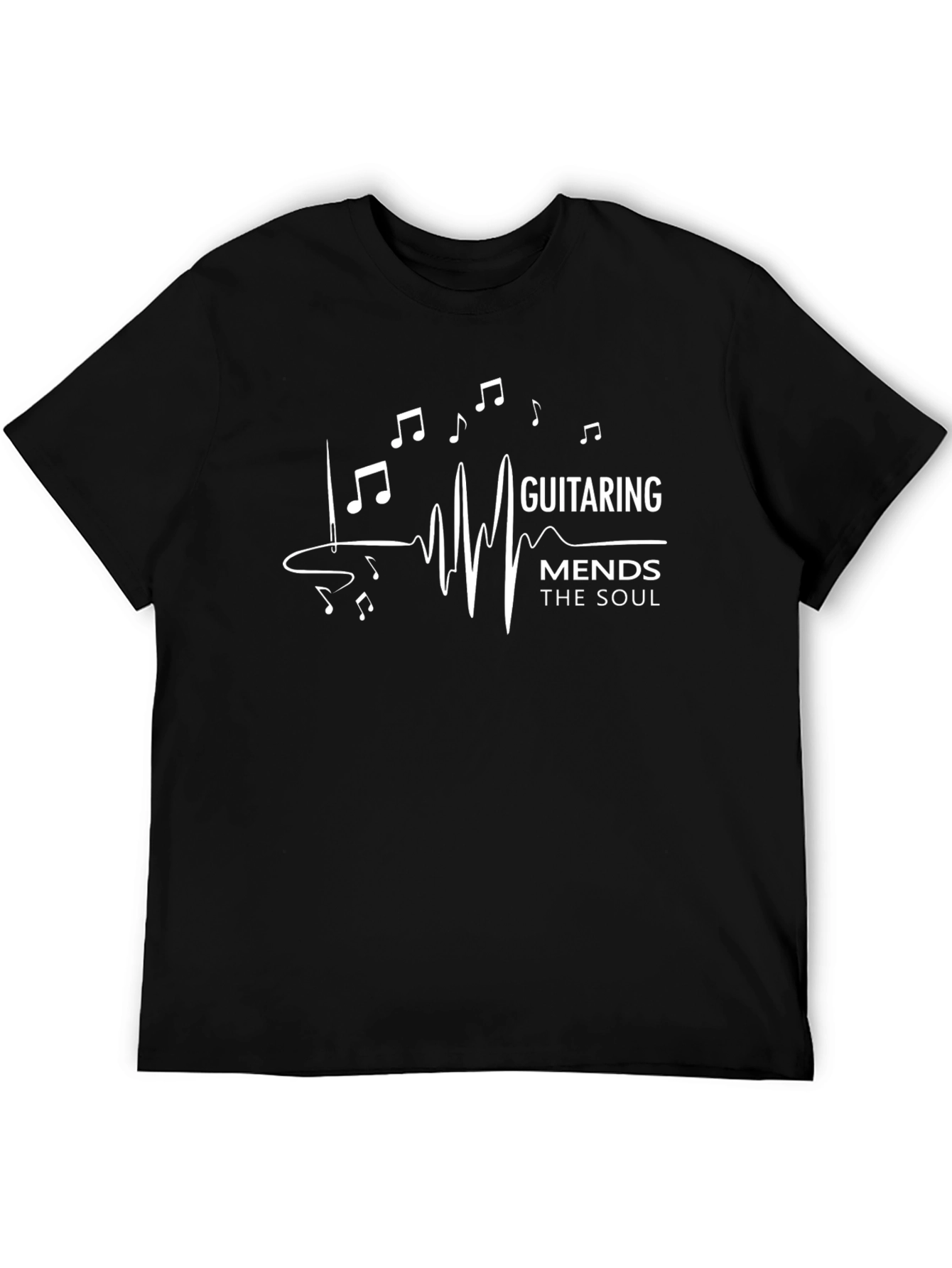 Guitar Music Graphic Mens T-Shirt