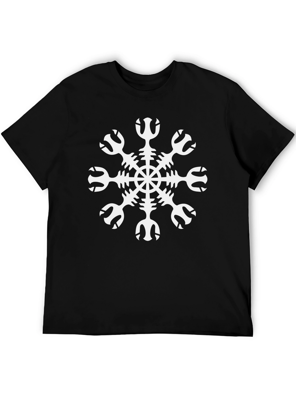 Vegvisir Compass T-Shirt - Viking Nordic Runes Symbol
