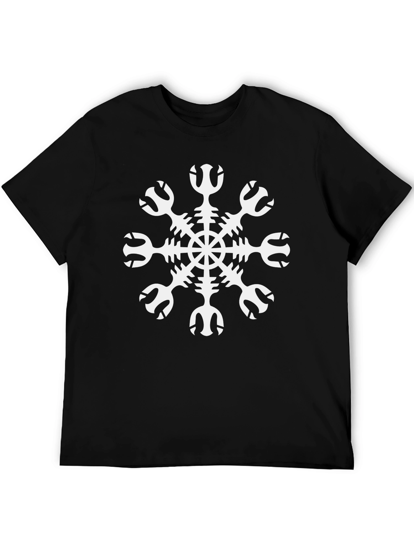 Vegvisir Compass T-Shirt - Viking Nordic Runes Symbol
