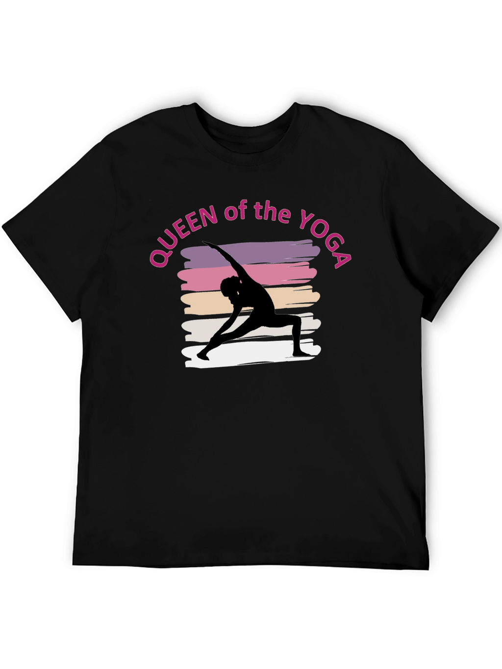 Queen of the Yoga Tee - Black Unisex T-Shirt