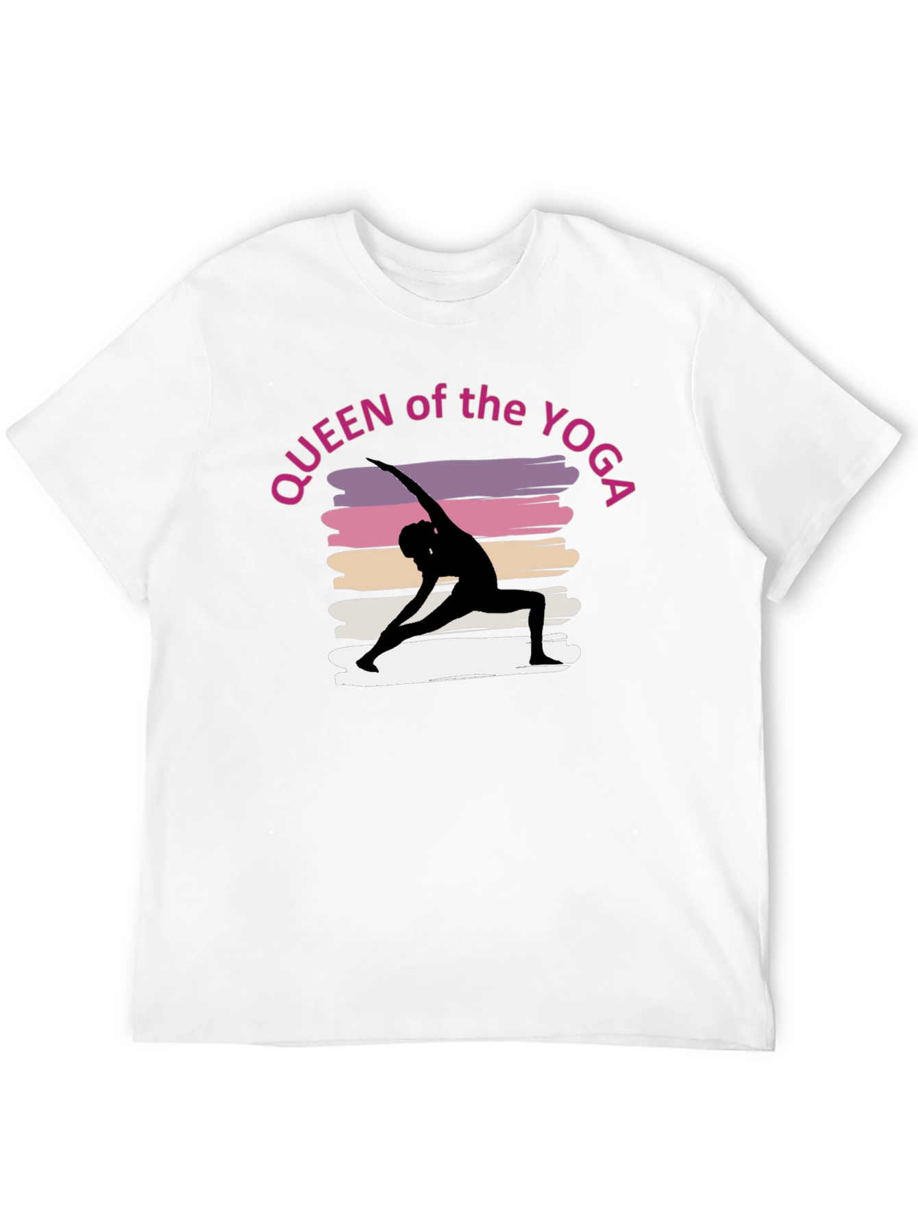 Queen of the Yoga Tee - Black Unisex T-Shirt