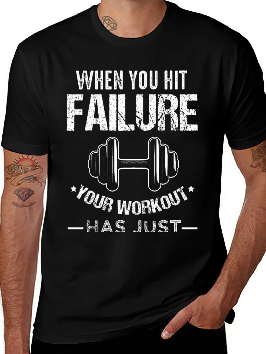 Workout T-Shirt: When You Hit Failure