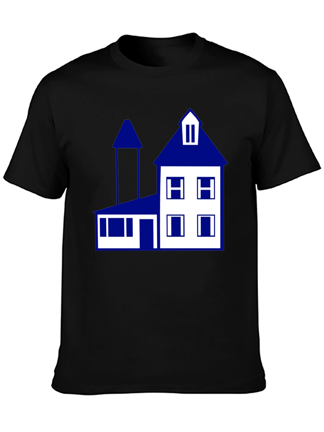 House Graphic T-Shirt - Modern Minimalist Design