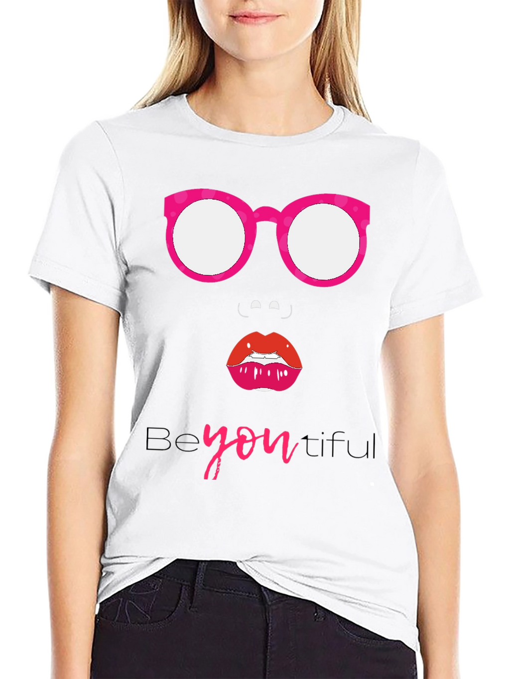 Be-YOU-tiful Graphic Tee - Stylish Black T-Shirt