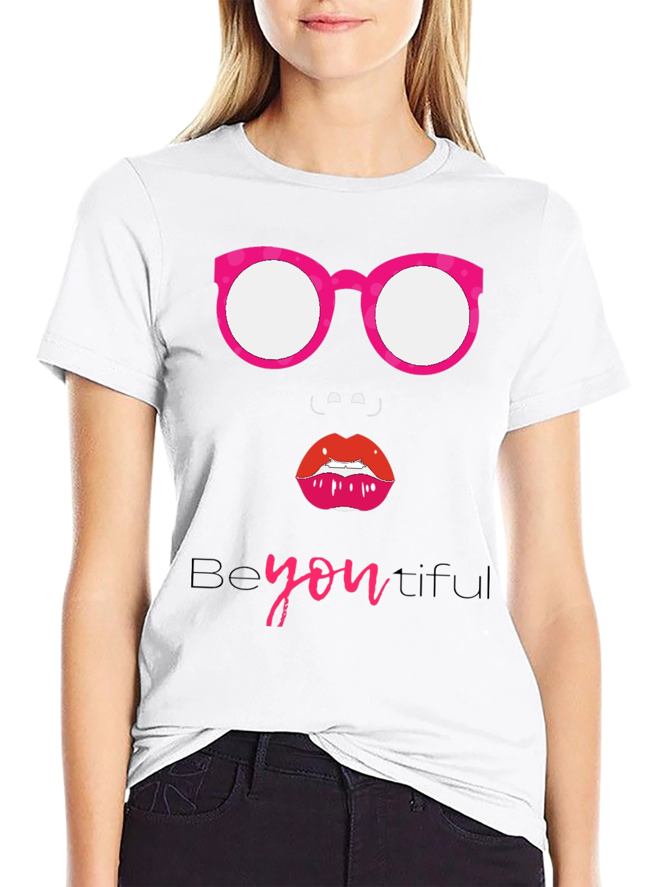 Be-YOU-tiful Graphic Tee - Stylish Black T-Shirt