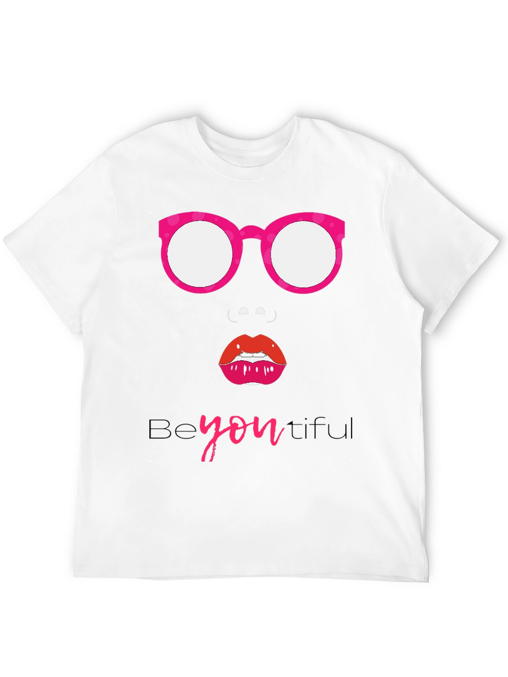 Be-YOU-tiful Graphic Tee - Stylish Black T-Shirt