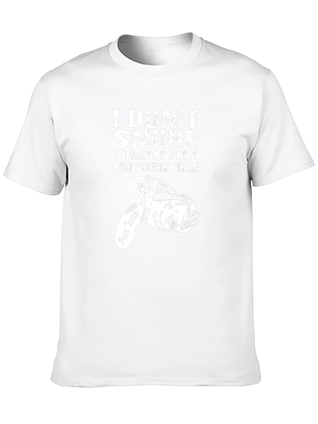 I Dont Snore Motorcycle Graphic T-Shirt