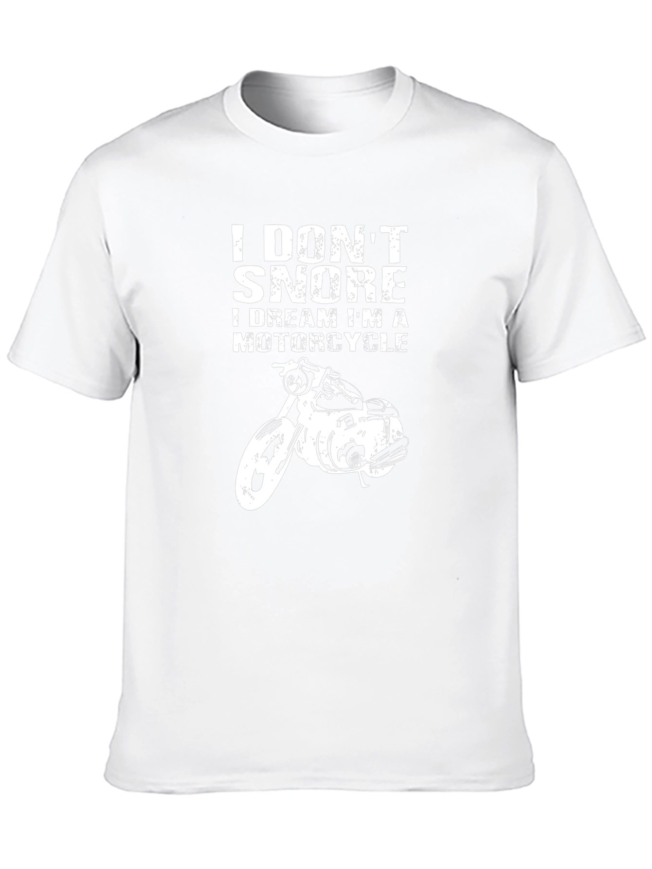 I Dont Snore Motorcycle Graphic T-Shirt