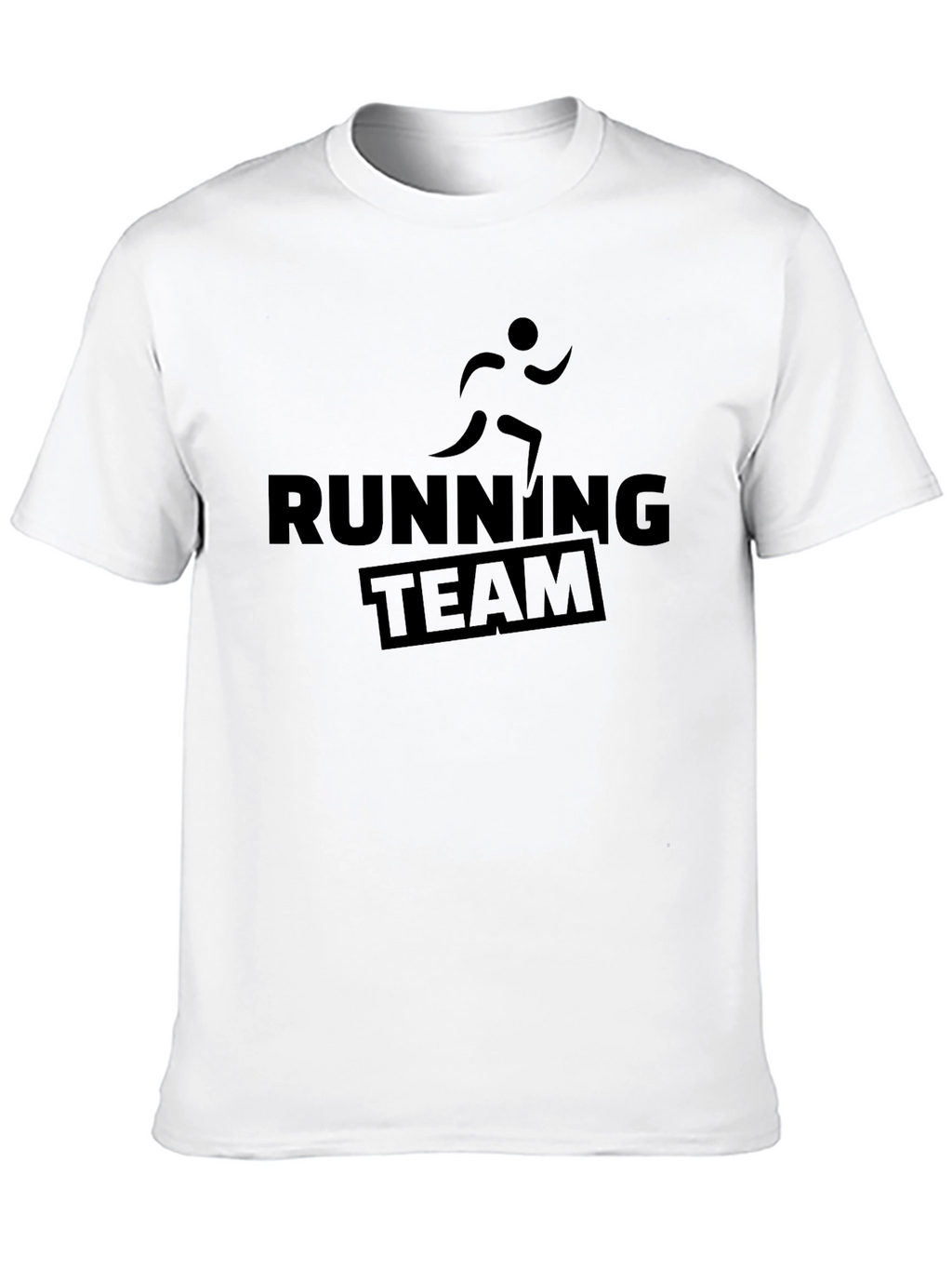 Running Team Black Graphic Tee