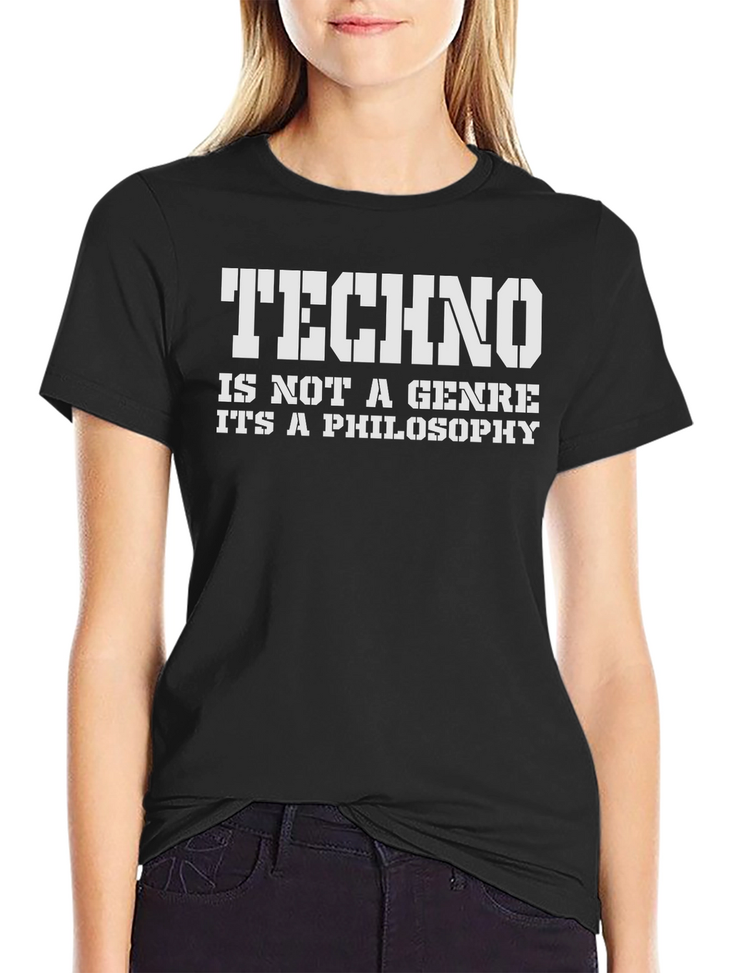 Techno Philosophy Graphic T-Shirt