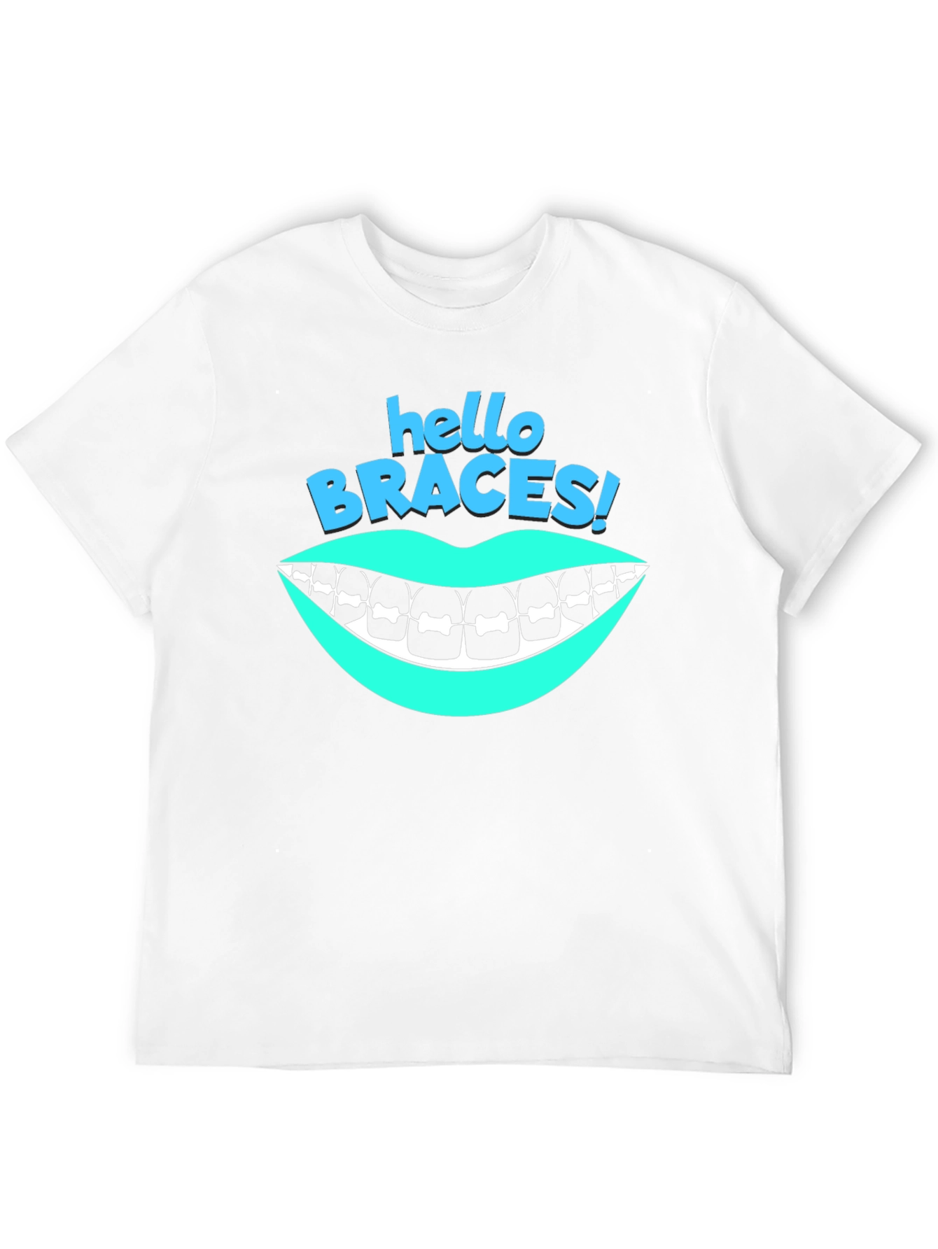 Hello Braces! Graphic T-Shirt - Black