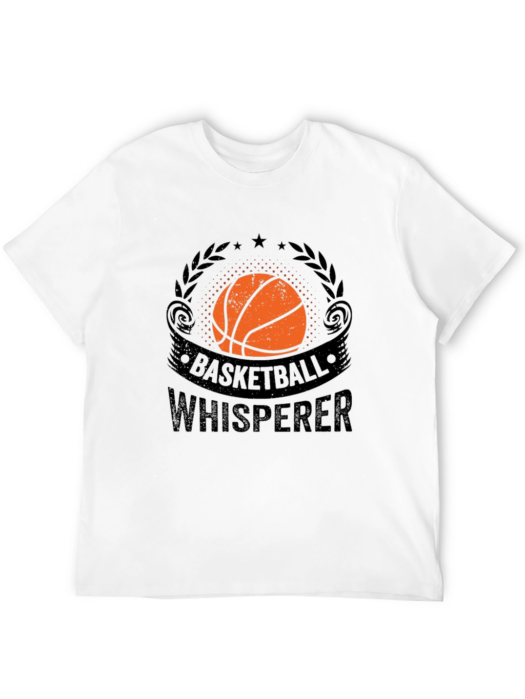 Basketball Whisperer Graphic T-Shirt - Black