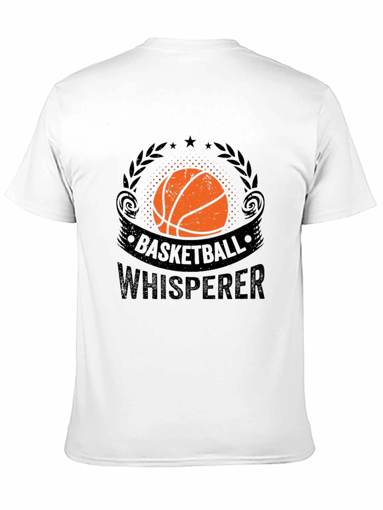Basketball Whisperer Graphic T-Shirt - Black