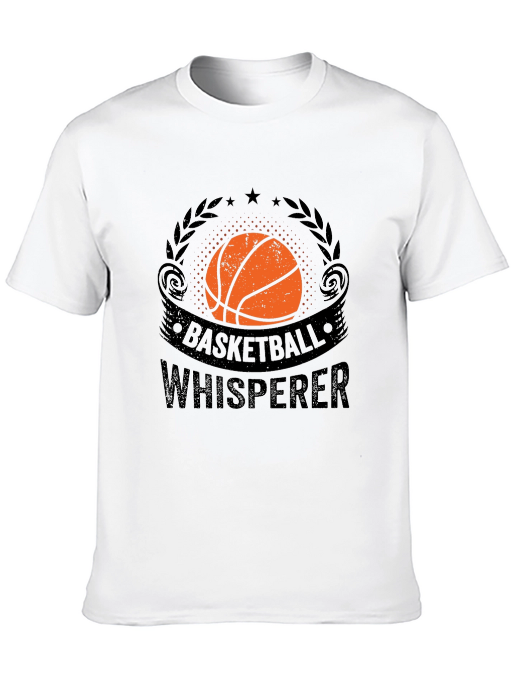 Basketball Whisperer Graphic T-Shirt - Black