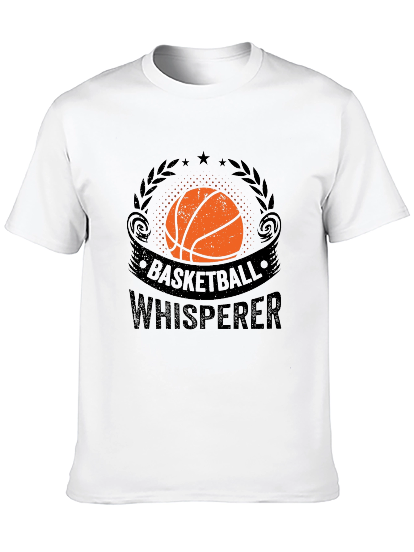 Basketball Whisperer Graphic T-Shirt - Black