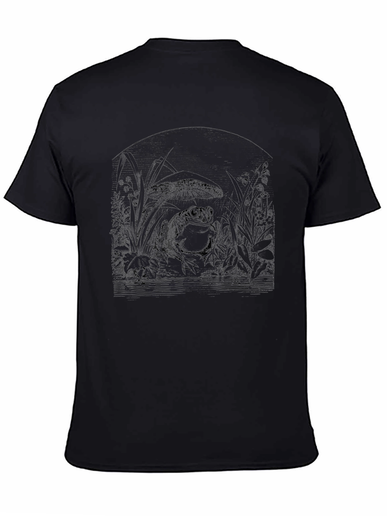 Dark Jungle Graphic T-Shirt - Mens Black Tee