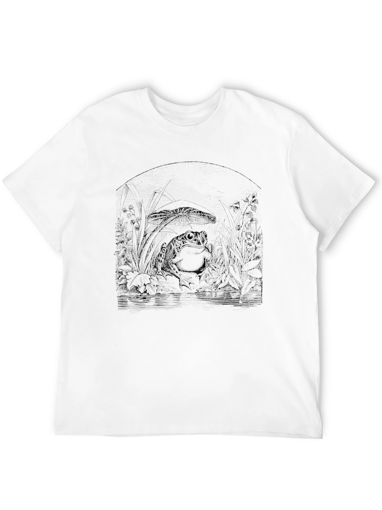 Dark Jungle Graphic T-Shirt - Mens Black Tee