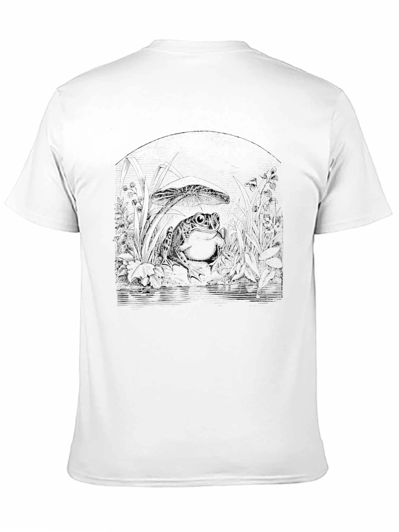 Dark Jungle Graphic T-Shirt - Mens Black Tee
